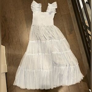 Hill House Blue Tulle Nap Dress XS